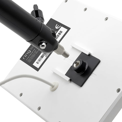 Holicfun 1/4 Inch Threaded Mount Adapter for Ring Solar Panel - 2 Pack, White...