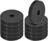 PATIKIL Multi Purpose Rubber Spacer, 10 Pcs 2.4"OD 0.47"ID 0.4"Thickness Neoprene Round Anti-Vibration Isolation Pads Isolator Rubber Bushings Spa...