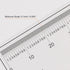 Film Flexible Ruler 10cm 0.1mm Scale with R Angle PET Plastic Folding Straight Ruler Calibration Soft Ruler Measuring Tool for Factory, Transparen...