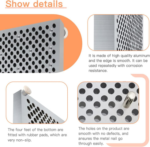 The hobbyworker Wire Bending Jig,Includes 30 Metal pegs for Jewelry Making Tools and Wire Wrapping Supplies...