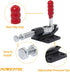 POWERTEC 1PK Toggle Clamp, 500lbs Holding Capacity, 305CM Quick Release Push Pull Clamp for Woodworking Jigs and Fixtures, Pocket Hole Jigs, Weldi...