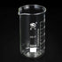 PATIKIL 500ml Tall Form Glass Beaker, 3.3 Borosilicate Glass Graduated Printed Scale Measuring Cups with Spout for Kitchen Lab Liquids Transit Boi...