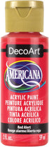 DecoArt Americana Acrylic Paint, 2-Ounce, Red Alert...