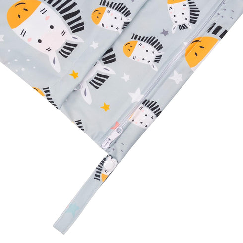 babygoal Wet Dry Bags for Baby Cloth Diapers, Washable Travel Bags, Beach, Pool, Gym Bag for Swimsuits & Wet Clothes with Two Zippered Pockets 3 P...