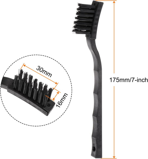 5pcs Anti-static Cleaning Brush 16x30mm PV Plastic Conductive Bristles Anti Static ESD Brushes for Clean PCB Laptop Keyboard Fan and Other Electro...