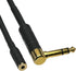 CESS-238 Right Angle 1/4 Inch TRS to 3.5mm Right Angle Adapter,6.35mm Male to 3.5mm Female Stereo Headphone Audio Adapter...