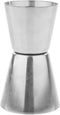 True Dual Double Jigger for Bartending, Stainless Steel Measured Jiggers, Cocktails, Mocktails, Barware, Home Bar Accessories, 1 oz & 0.75 oz Set ...
