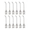 12pcs Dispensing Needles, 17 Gauge 1" Stainless Steel Blunt Tip 45 Degrees Bent Dispensing Needles with Luer Lock Connector for Ink Cartridges,Glu...