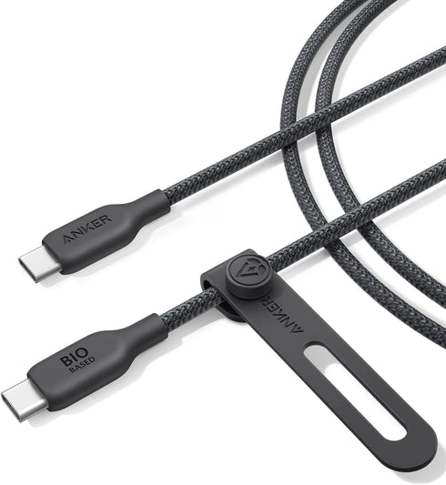 Anker USB C to C Charger Cable (240W, 6ft), Bio-Braided for iPhone 15/15 Plus/ 15 Pro/ 15 Pro Max, MacBook Pro 2020, iPad Pro 2020, iPad Air 4, Sa...