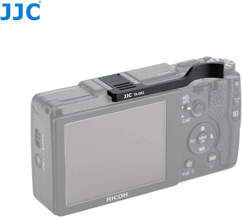 JJC TA-GR2 Thumbs Up Grip for Ricoh GR II Camera, Ricoh GR II Thumbs Grip, GR II Thumbs Up Grip, Made of Premium Aluminium Alloy, Hot Shoe Grip fo...