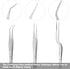 Cridoz 6 Pcs Stainless Steel Kitchen Cooking Tweezers Precision Tongs Drawing Spoons Offset Spatula for Food Culinary Plating Decorating...