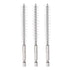 3pcs Nylon Bore Brush 12mm Dia Cleaning Wire Brush with Handle 1/4 Inch Hex Shank for Tubes, Ports, Bearings...