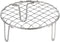 Round Cooking Rack 5-inch Stainless Steel Cross Wire Barbecue Grill Net with 50mm Legs for Cooking Baking Steaming BBQ...