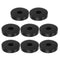 8pcs Rubber Spacer 2 Inch OD 0.55 Inch ID 0.4 Inch Thick Neoprene Round Anti Vibration Isolation Pads Isolator Rubber Washers Bushings for Home Ca...