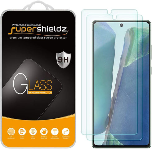 Supershieldz (2 Pack) Designed for Samsung Galaxy Note 20 5G Tempered Glass Screen Protector, Anti Scratch, Bubble Free......