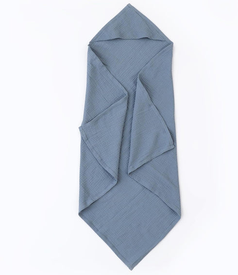 Baby Towels For New Born Baby 32x32 inch Baby Bath Towels with HODD For Babies 100% MUSLIN Cotton infant and toddlers Two Amazing Pack in each UNI...