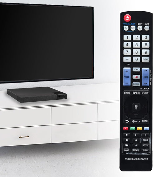 Replacement AKB73615379 Universal Remote Control fit for LG Plasma LCD LED Plasma HDTV 3D Smart TV & Blu-ray Disc DVD Players AKB33871420 AKB72914...
