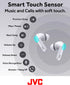 JVC Ultra Compact True Wireless Earbuds Headphones, Total 12 Hour Battery Life, Sound with 13mm Driver, USB-C Connection - HAB5TW (White)...