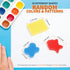 LEOBRO 30pcs Sponge Painting Shapes Painting Craft Sponge for Toddlers Assorted Pattern Early Learning Sponge...