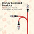 Disney Minnie Mouse 6FT Replacement iPhone Charger Fast Charging – MFI Certified Braided USB Charging Cable High Speed Data Sync Compatible with A...