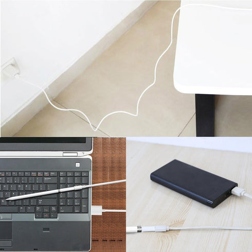 Jiunai 2 Pack Adapter Compatible with Apple Pencil Adapter Female to Female Charging Adapters Lightning Cable Adapter for iPad Pro Apple Pencil......