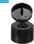 PATIKIL Twist Bottle Caps, 24Pcs 20/410 Squeeze Flip Bottle Cap Replacement Caps for Glue Dispensing Bottles Dispensing Caps Paint Bottles, Black...