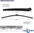 Rear Wiper Arm Blade Set for BMW X5 X5M E70 SUV 2007-2013 Rear Windshield Wiper Arm Blade Assembly 61627206357...