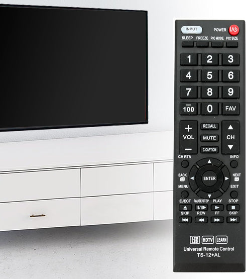 Replacement Remote Control fit for Toshiba LCD LED HDTV 3D 4K UHD Smart TVs CT-90325 CT-90326 CT-90329 CT-8037 CT-90302 CT-90275 CT-90 CT-90366 wi...