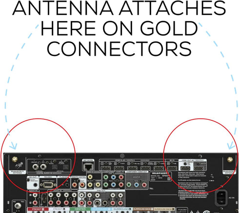 (2 Pack) WiFi Antenna for Marantz AV Receivers Connection Allows Wireless and Bluetooth Signals......