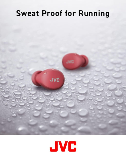 JVC Compact and Lightweight Gumy Mini True Wireless Earbuds Headphones, Long Battery Life (up to 23 Hours), Sound with Neodymium Magnet Driver, Wa...