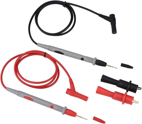 1 Pair 1000V 20A Banana Universal 24K Gold Plated Multimeter Test Probe Set Leads Cable TL71 TL75 U1165A Rubber shroude...