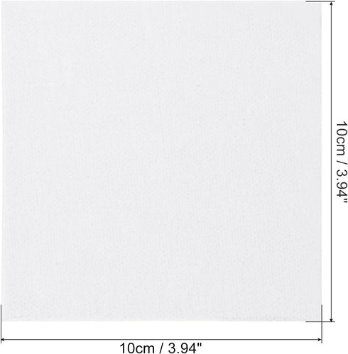 PATIKIL Paint Canvases for Painting, 6 Pack 4x4 Inch Square Wood Frame Stretched Blank Art Canvas Board Panels for Acrylic, Oil, Tempera Painting,...
