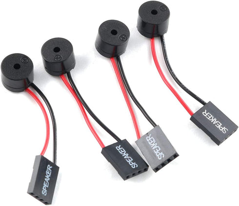 E-outstanding PC Motherboard Buzzer 4PCS BIOS Alarm Beeper Computer Case Speaker for Award/AMI/POENIX BIOS Internal Code Beep Speaker...