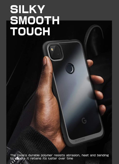 SUPCASE Unicorn Beetle Style Series Case Designed for Google Pixel 4A (2020 Release), Premium Hybrid Protective Case (Black)...