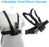 Accessories Kit for Insta360 One X4/X3/X2/X, One R, X and GoPro Hero 9,New Quick Release Head Strap Mount + Chest Mount Harness + Backpack Clip Ho...