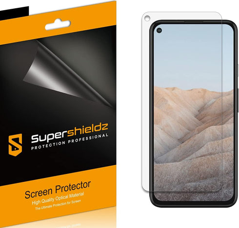Supershieldz (6 Pack) Designed for Google Pixel 5a 5G Screen Protector, High Definition Clear Shield (PET)...