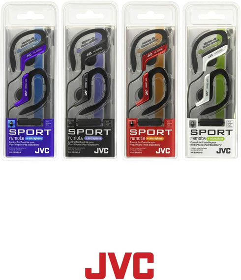 JVC HAEBR80B Sports Clip Headphones (Black)...