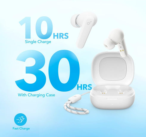 Soundcore by Anker P20i True Wireless Earbuds, 10mm Drivers with Big Bass, Bluetooth 5.3, 30H Long Playtime, Water-Resistant, 2 Mics for AI Clear ...