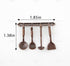 AUEAR, 5 Pack 1:12 Mini Home Kitchen Accessories Kit Spoon Shovel Cookware Tools for Kitchen Decoration...