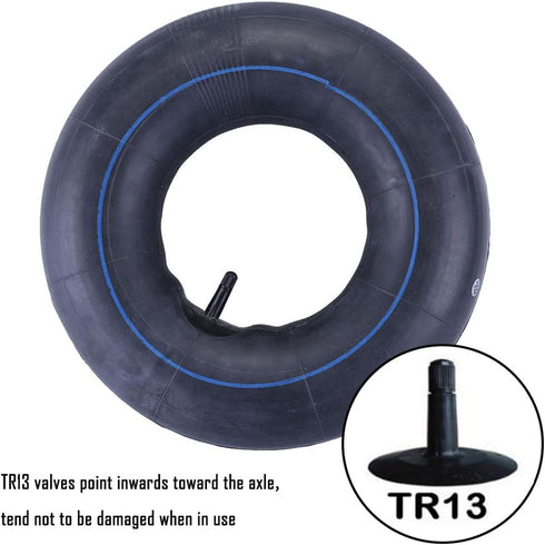 Wadoy 13X5.00-6 Inner Tube Replacement Tire Tube 13X4.00-6,4.10 3.50-6,145/70-6?3.50/4.00-6 with TR13 Straight Valve Stem for Wheelbarrows, Mowers...