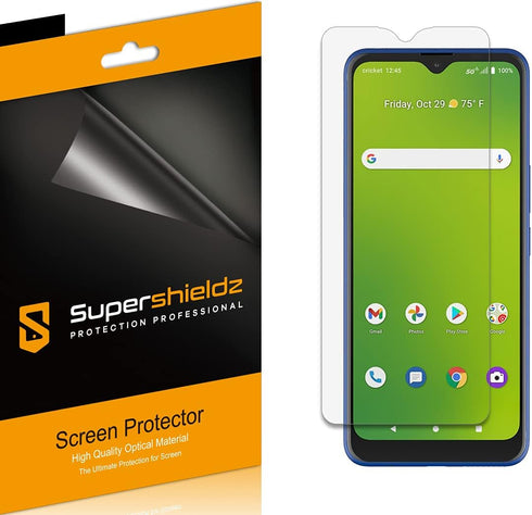 Supershieldz (6 Pack) Designed for AT&T Radiant Max 5G (6.82 inch) / Cricket Dream 5G Screen Protector, High Definition Clear Shield (PET)...