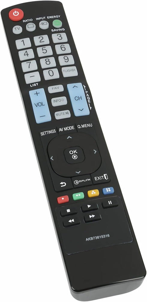 AKB73615316 Replace Remote Fit for LG Plasma TV 37LS5600 47LS4600 50PA4500 55LS4600 60PA5500 32LS5600 42LS5650 47LS5600 55LS5600 47LS5650 55LS5650...