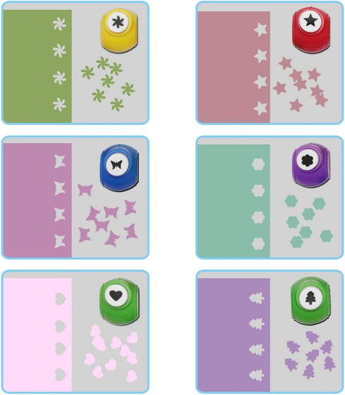 Set of 12, Craft Punch and Creative Scissors, findTop Scrapbooking Edging Scissors Paper Punch Set for Crafts, Scrapbooking, DIY Photo & Art Proje...