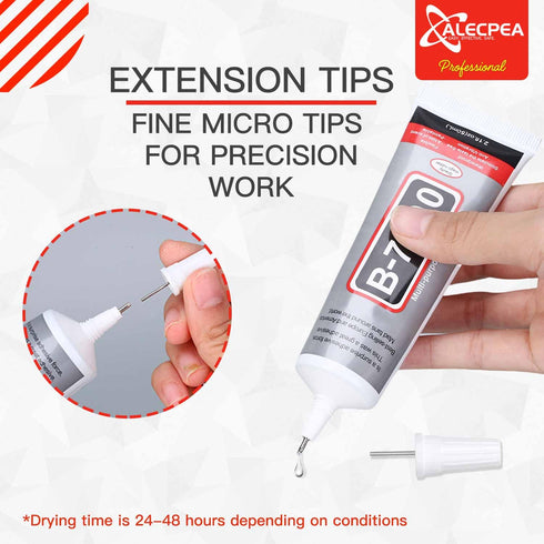 B-7000 Craft Glue for Jewelry Making - 110ml/3.7oz (2 Pack) - Multi-Function B-7000 Super Adhesive Glues Liquid Fusion Glue for Rhinestones Crafts...