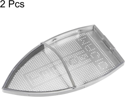 2pcs Iron Cover Non Stick Iron Shoe Aluminum Electric Iron Assistant Tool Iron Sole Plate Accessory Ironing Protector Fits Smaller Than 193mm(Leng...