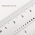 Film Flexible Ruler 8 Inch 1mm Scale PET Plastic Folding Straight Ruler Calibration Soft Ruler Measuring Tool for Factory, Transparent...