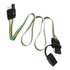 Trailer Light Wiring Harness Kit,4 Wires 4-Way Plug 4 pin Flat Wire Extension Male & Female Connector 32" Inch Long...