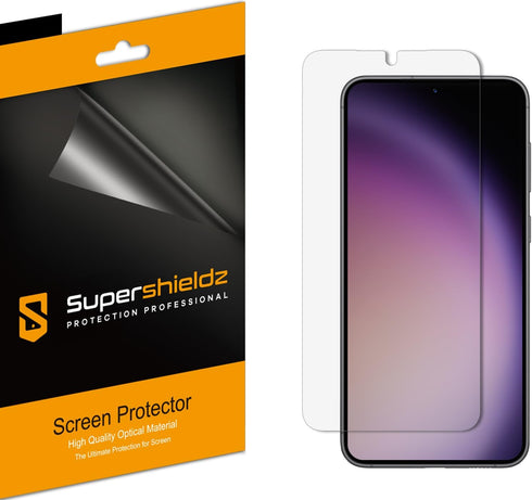 Supershieldz (3 Pack) Designed for Samsung (Galaxy S24 Plus) Screen Protector, High Definition Clear Shield (PET)...