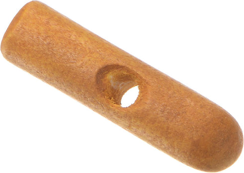 10pcs Umbrella Tail Beads 3.2mm Hole Dia 26mm Length PVA Fiber Umbrella Bone Cover for Folding Umbrella Cover Parts, Wooden...