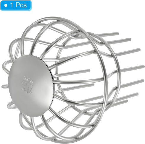 PATIKIL Gutter Guard, 304 Stainless Steel Down Pipe Strainer, Anti-Blocking Line Cap Drain Cover Downspout Protector for Blockage Leaves Debris, 3...